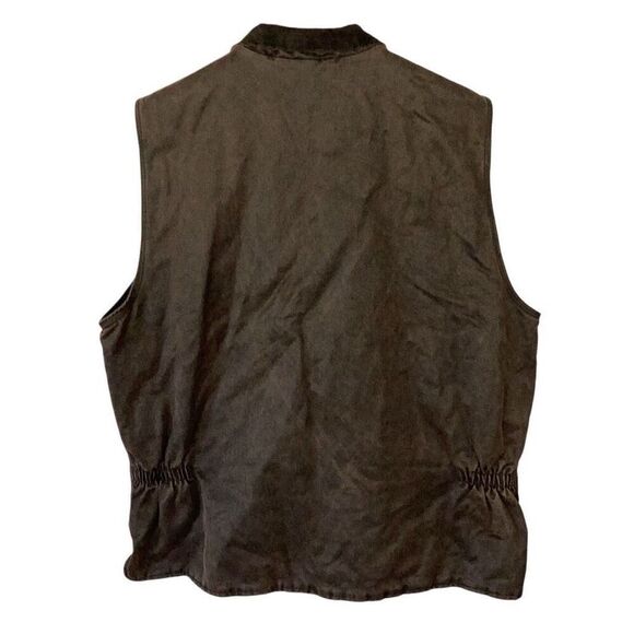 Cody James Dusty 3.0 Oil Coated Zip Up Vest Men’s XL Flannel Lined Western - Picture 4 of 9